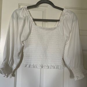Free People Smocked Top